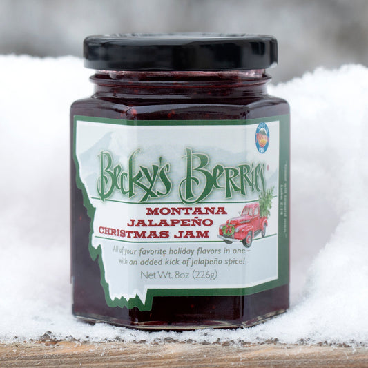 Becky’s Berries-Montana JALAPENO Christmas Jam