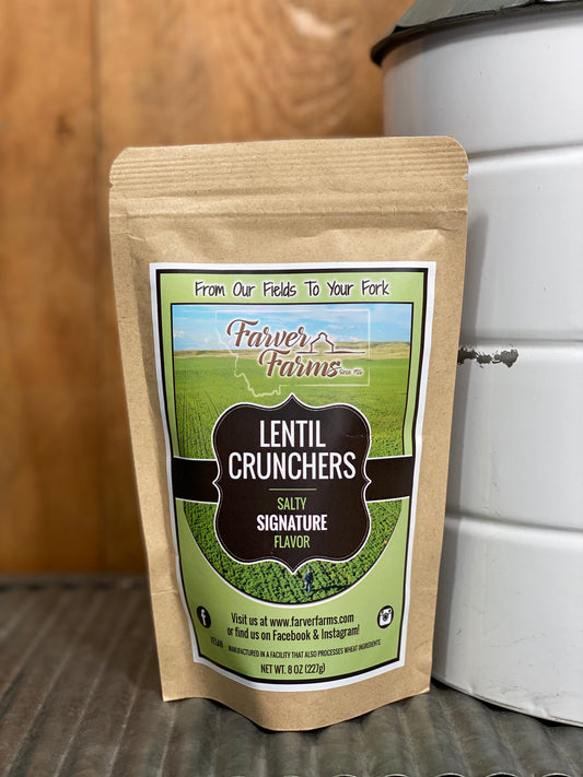 Lentil Crunchers-Signature Salty Flavor-8oz Package